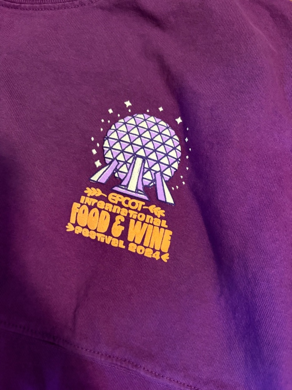 Disney EPCOT Food & Wine Festival 24 Figment Purple spirit jersey (0355) - Picture 4 of 8
